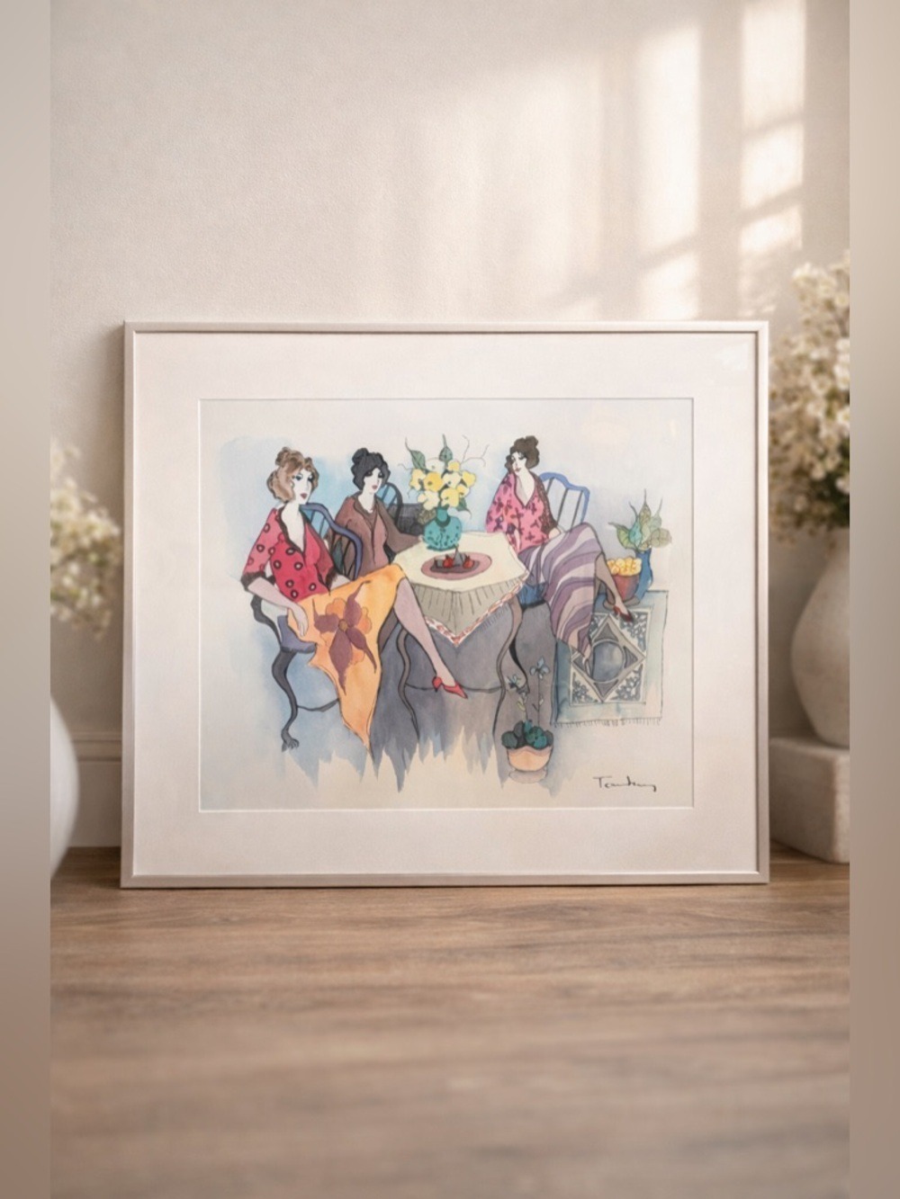 Itzchak Tarkay “Blissful Moments” – Signed Original Serigraph • Collector-Grade
